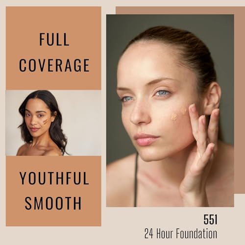 Image of GA-DE Longevity Full Coverage 24 Hour Foundation 551 Fair Beige 30 ml