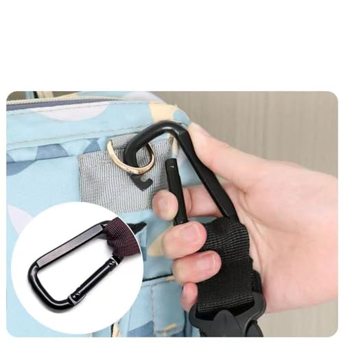 Image of 3 Pack Add a Bag Luggage Straps with Hook Buckle Jacket Gripper Adjustable Suitcase Travel Belt Connector Hat Clips for Hardside Spinner Carry-On Luggage Rolling Duffel Bag Hiking Backpack