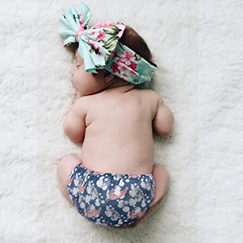 image for wegreeco Cloth Diapers 5 Pack with 5 Inserts, Washable Cloth Diapers f