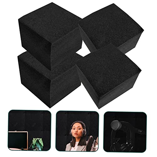 4 paneles acústicos para aislamiento de sonido para paredes y techos de estudio miniatura 5