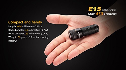 fenix e15 led flashlight 2016 - DISCONTINUED Fenix Flashlights E15 LED Flashlight,