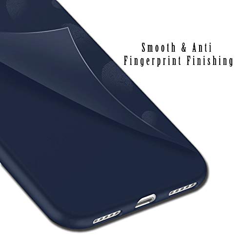 Image of TheGiftKart Imported Premium Rubberised Matte Soft Back Cover Case for Realme C3 (Blue)