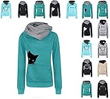 Elecenty Damen kapuzenpullover m blue 2