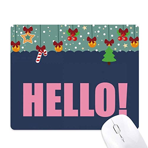 Tapis de souris jeu de bureau Hello Citation motivant pour rester positif