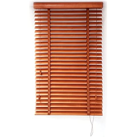Xrdbfd Holzjalousie Braun, Horizontale Fenster Jalousien, Verdunkelungs Jalousette Cover