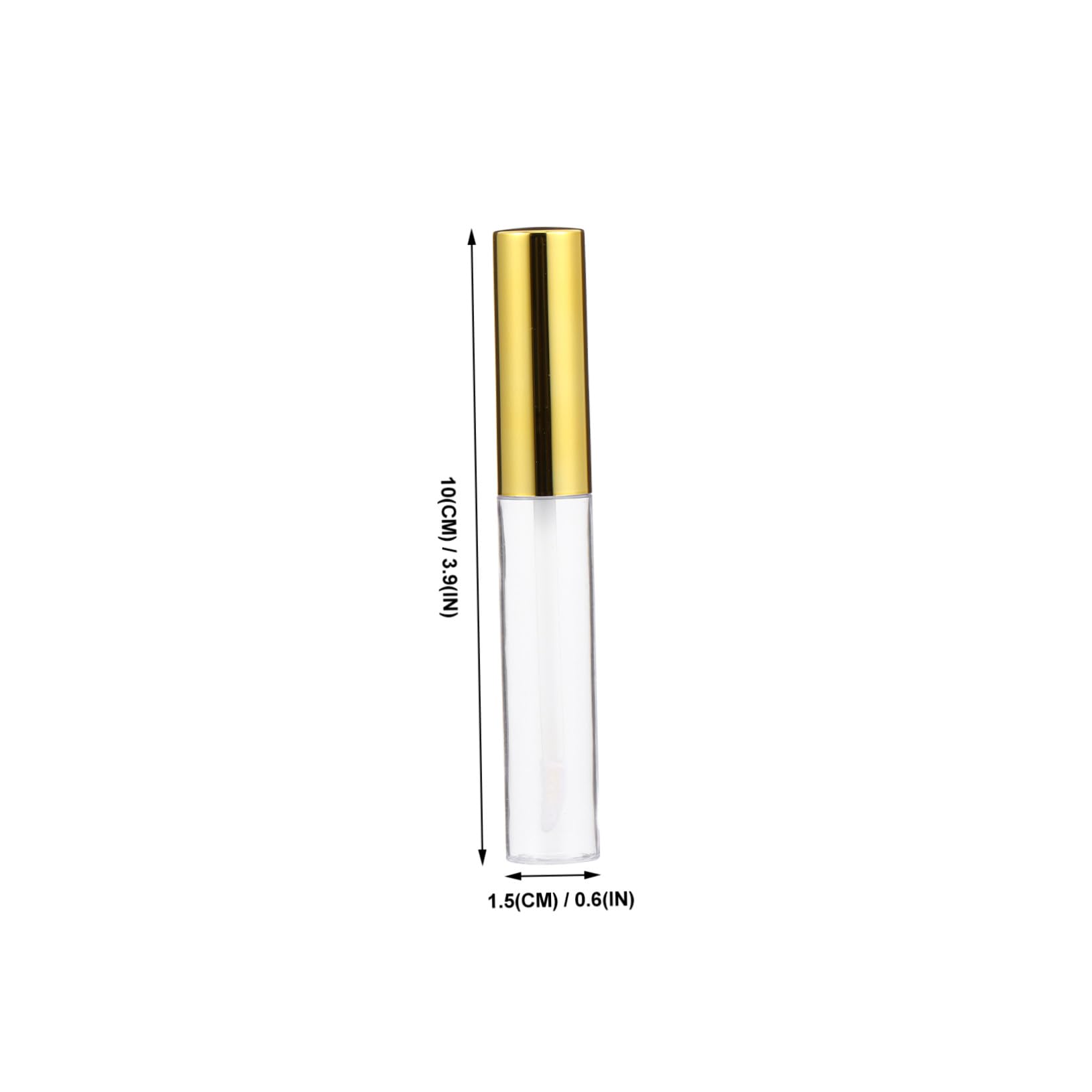 36 Tubos de Brillo de Labios Recargables de 10ml Varita Portátil en Plástico para DIY y Principiantes Que Aman la Belleza