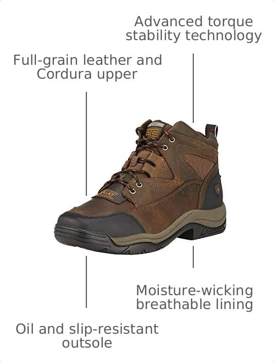 Image of ARIAT mens Terrain Wide Square Toe