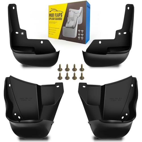 QUYDDC Mud Flaps Fit for 1996-1998 Ho-nda Civic 2-Door Coupe/4-Door Sedan (Not Fits 2-Door Hatchback), Dedicated Mudguard for Four Seasons Protection, Front and Rear