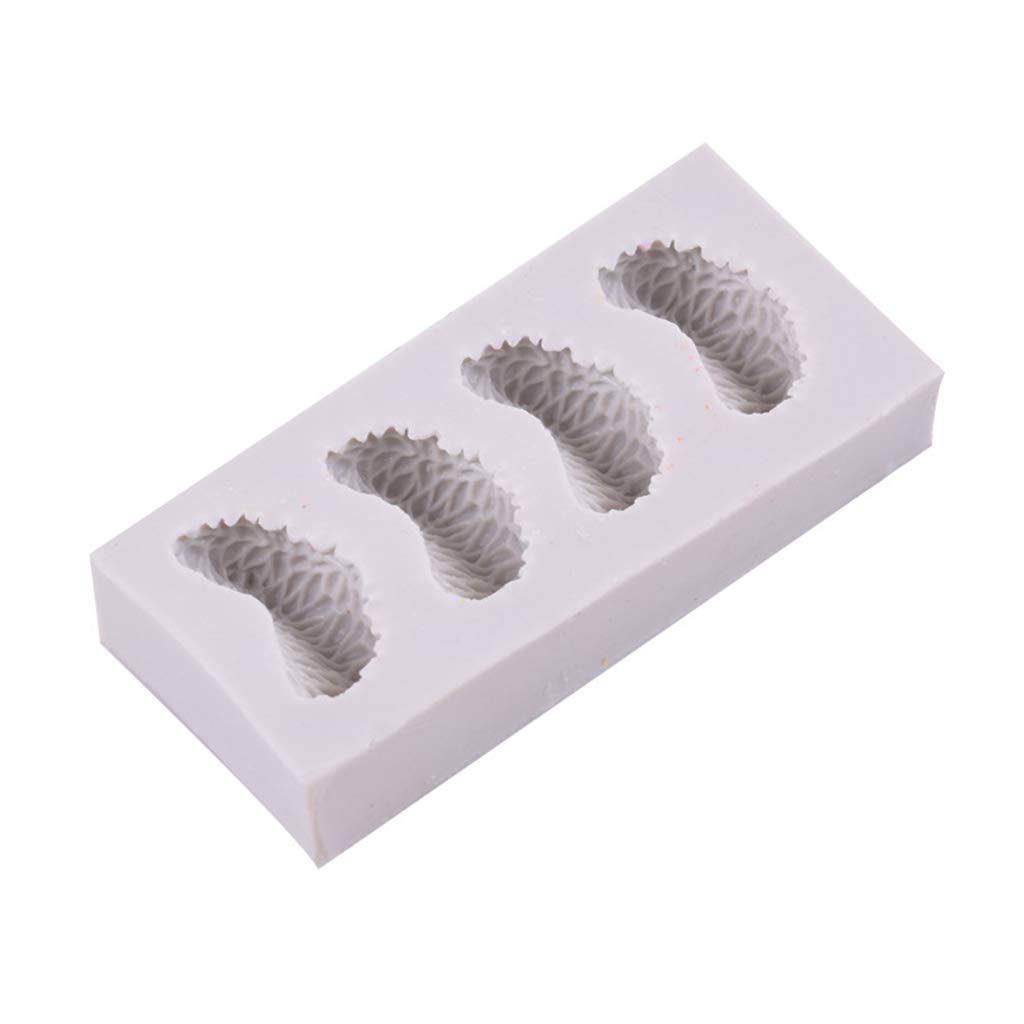 4 Cavity Tangerine Orange Slice Silicone Mold Fondant Icing Mould Cake Decoration Chocolate Baking Tool Cake Mold