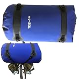 Organizador de herramientas impermeable de 40 litros – Bolsa de transporte trasera para bicicletas, para motocicletas, viajes, almacenamiento de equipos