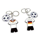 YVJCJV 2026 World Cup Soccer Keychain - Germany World Cup Fan Keychain, Soccer Fan Gift & Souvenir (2PCS)