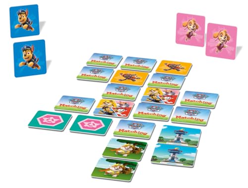 Wonder Forge Paw Patrol Matching Game: Educational Memory Challenge with Chase & Skye - Fun Kids' Board Game for Ages 3+ - Toddler Learning Toy