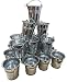 Dazzling Toys 12 Mini Metal Buckets Tin Party Pail Containers Wedding Souvenir