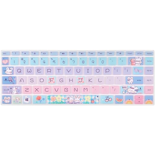 Protector de teclado para laptop HP 14 pulgadas Cute Bunny miniatura 3