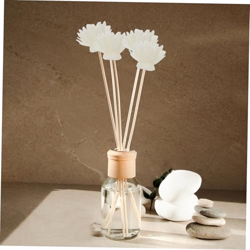 Difusor Aromático con 30 Varillas de Rattan Blanco Natural miniatura 6