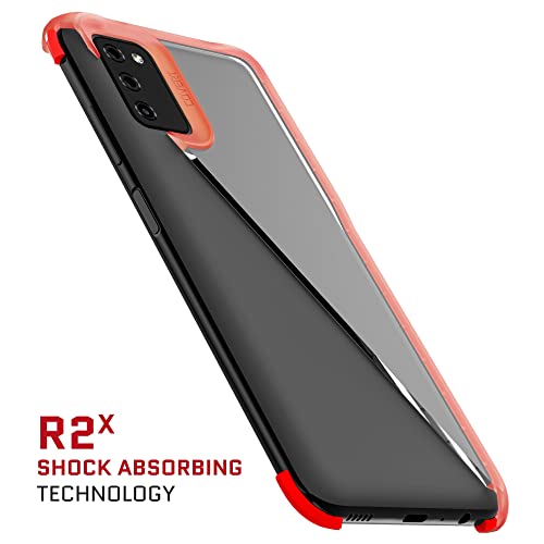 Image of Ghostek Covert Samsung A03s Case with Clear Slim Fit Design and Anti-Slip Grip Bumper Premium Shockproof Protection Thin Protective Phone Cover Designed for 2021 Samsung Galaxy A03s (6.5 Inch) (Pink)