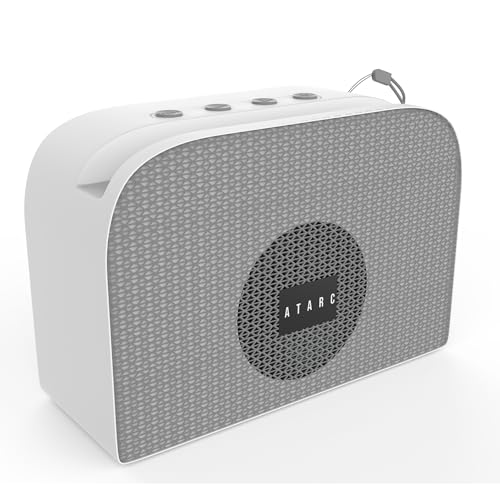 Image of AT-611 Ultimate | 05W Bluetooth Speaker | Hi-fi Stereo Sound Surround | Upto 08 Hours Playback with RGB Lights | Best for Mobile, Laptop /PC, Ipad, Media Players (Grey)
