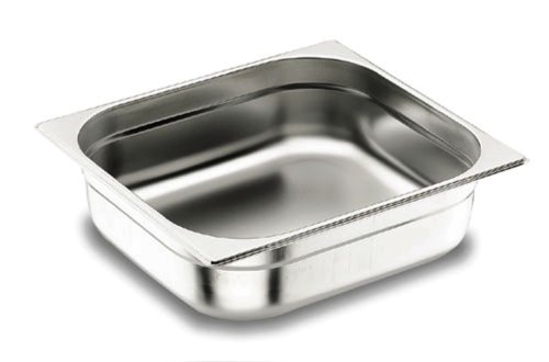 Lacor - 66522 - Cubeta Perforada GN 2/3 Sin Asa Inox