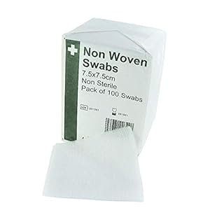HypaCover Non Woven Swabs – 7.5 x 7.5cm (Pack of 100)
