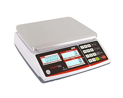 Visiontechshop Tvc-6 Counting Scale For Parts And Coins, Lb/Kg Switchable, 6Lb Capacity, 0.0002Lb Readability #TOP1
