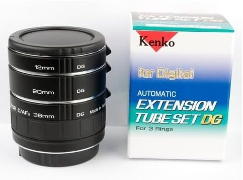 Kenko Extension Tube Set Dg for Canon EOS Macro Automatic with Trr Protection Bag