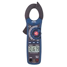 REED Instruments R5030 True RMS AC/DC Clamp Meter with Temperature and Non-Contact Voltage Detector, 500A with NIST Calibration Certificate