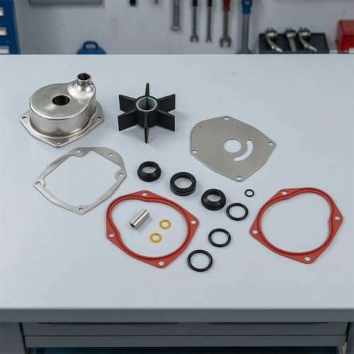 Kit reparación bomba agua predolo con carcasa completa para motores marinos de barcos 2