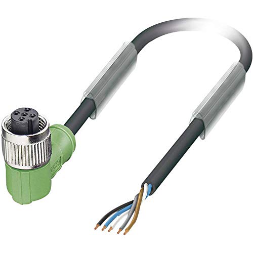 Preisvergleich Produktbild PHOENIX CONTACT 1669864 Sensor- / Aktor-Steckverbinder, konfektioniert M12 Buchse, gewinkelt 3.00 m Polzahl: 5 1 St.