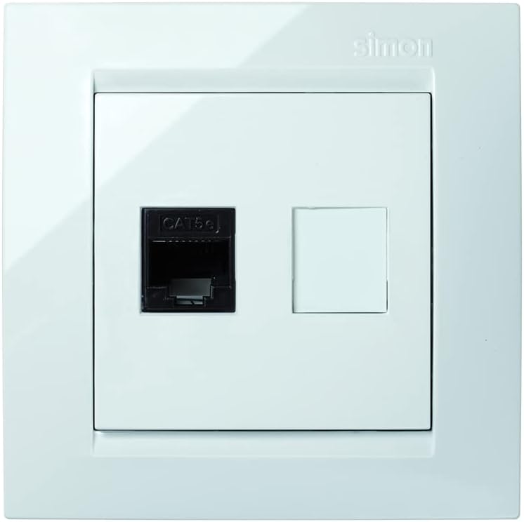 SIMONBRICO 0 Socket Radio-TV Intermediate Aluminium Simon 15