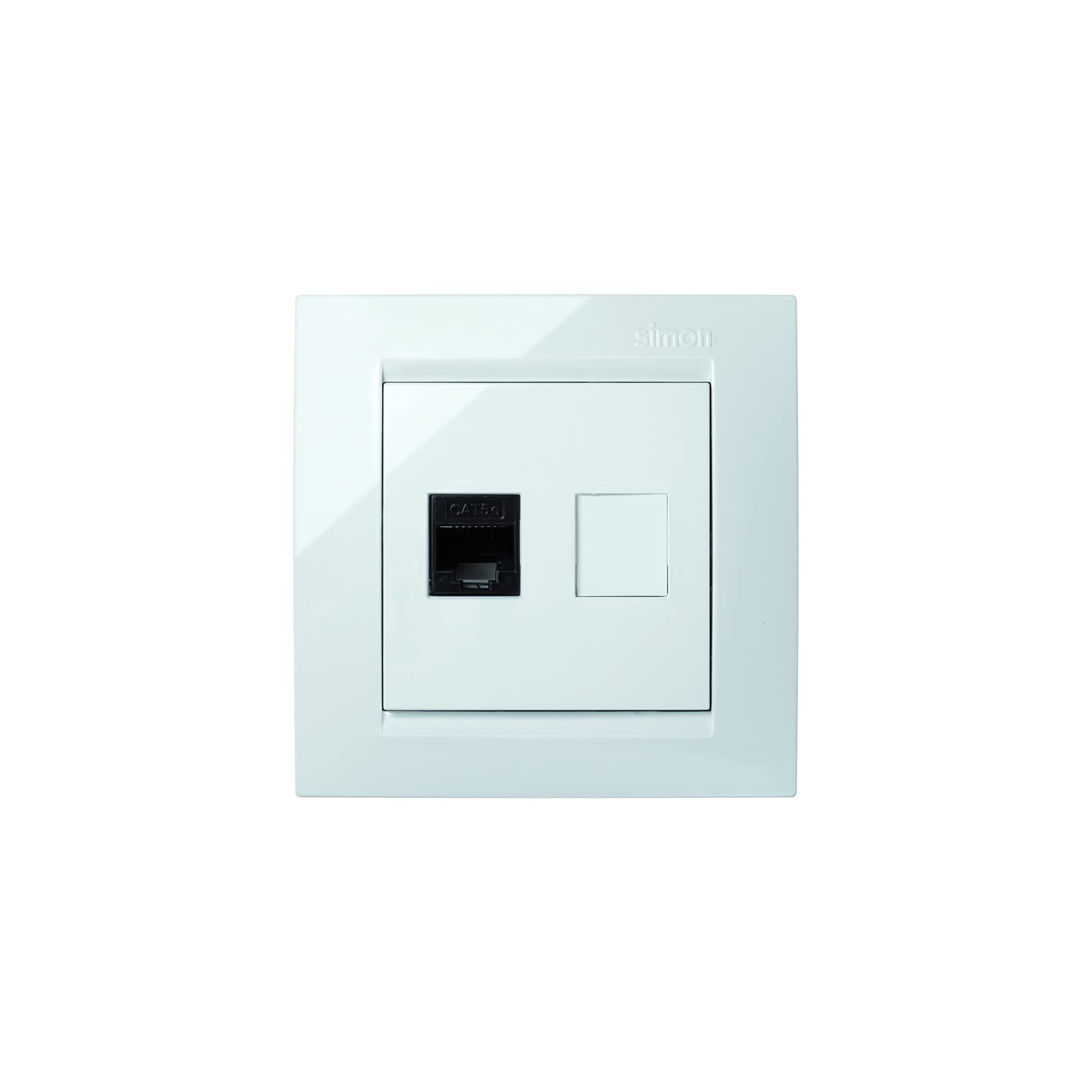 Symonbrique 0 prise Radio-TV intermédiaire aluminium Simon 15