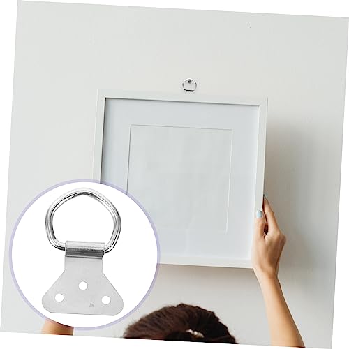 Image of 10pcs Hooks for Hanging Artwork Picture Frame Hangers Easy Install Wall Mounting Hardware for Gallery Display and Home Decor