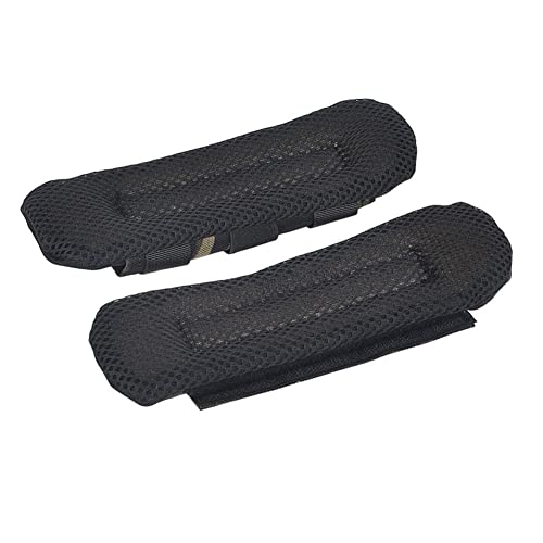 Yashaly 1 Pair Tactical Vest Shoulder Strap Pad Comfort Cushion Pad 1000D Nylon Mesh Protect Pads For Fcpc/Jpc/Xpc/Ss Tactical Vest (Bk) #TOP1