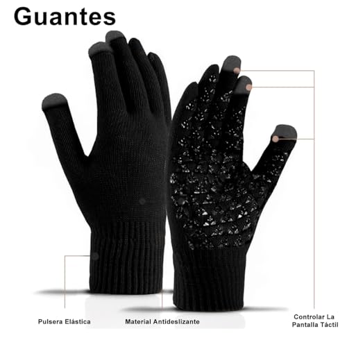 La Mejor Selección de Set de bufanda, gorro y guantes para Hombre favoritos de las personas. 21 Imagen adicional