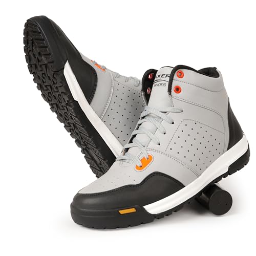 Image of Zixer Woodlend Bike Riding Tracking Stylish Jungle High Ankle Boots For Boys High Tops For Men