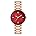 Rose Gold/Burgundy