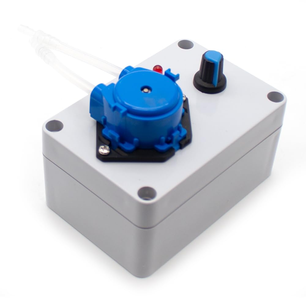 Pompe Péristaltique Miniature, Pompe Auto Amorçante de Qualité Alimentaire, Pompe Doseuse à Circulation de Laboratoire, Réglable Avec Interrupteur Au Pied 10-70ML/MIN