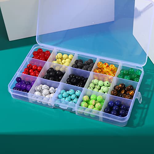 Beads For Jewelry Making Bulk,Crystal Beads Bracelet Making Kit Mixed 300Pcs Healing Bead Rock Loose Nature Stone Gemstone For Diy Bracelet Necklace Essential Oil #TOP5