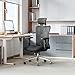 SIHOO Bürostuhl Ergonomischer Schreibtischstuhl, Drehstuhl hat Verstellbarer Lordosenstütze, Kopfstütze und Armlehne, Höhenverstellung und Wippfunktion, Rückenschonend, Bis 150kg/330LB Belastbar