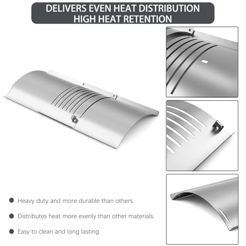 Flame Broiler Kit PB1100PS1 Replacement Parts for Pit Boss Flame Broiler Slide Cover Bottom Pro Series 1100 PB1000XLW1 PB1100 Austin XL PB1000T2 1100PS1 PB1000XL Pitboss Pellet Broiler Plate 2 Pcs by Charbrofire - Image 6
