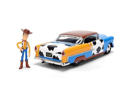 Jada Toy Story Woody 1955 Chevrolet Bel Air Die-Cast 1:24 miniatura 7