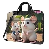 Cuenta con una capa acolchada de espuma y forro polar esponjoso para absorción de golpes y golpes y protección de tu computadora de arañazos accidentales. Las cremalleras dobles de apertura lateral en la bolsa se deslizan suavemente y permiten un cómodo acceso a tu computadora portátil.
