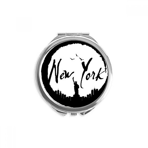 Miroir de maquillage New York compact pour des retouches beauté rapides lors de vos voyages