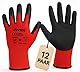 KEILOR 4WRK SHAMAL – Robuste Arbeitshandschuhe Unisex – 12 Paar – Größe 10 – Latexbeschichtet & Rutschfest – Für Bau, Garten, Lager, Werkstatt, Montage – Polyester-Arbeitshandschuhe für Herren & Damen