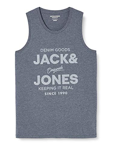 Jack & Jones Jorpanama Tank Top Camiseta de Tirantes Anchos, Blazer Azul Marino, L para Hombre