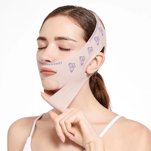 MZLUWM Máscara de dormir Beauty Face Sculpting, redutor de queixo duplo, máscara facial emagrecedora