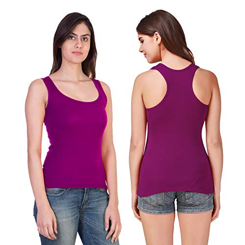 Image of Camisole Tank Top Vest Racerback Sando Camis for Women, Girls (Pack of 2)