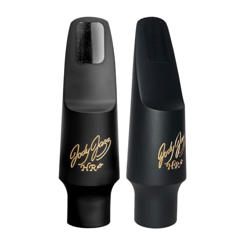 HR* Tenor 6* Saxophone Mouthpiece, Premium Authentic Hard Rubber, Black