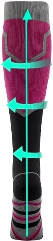 Pressure Socks Cycling Compression Sports Stretch Long for Circulation, Athletic Recovery & Travel