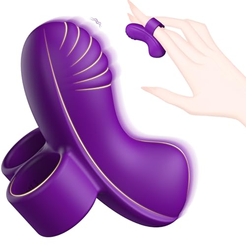 Finger Vibrator Sex Toys Women Mini Vibrators 10 Vibration Modes Bullet Vibrator Waterproof Adult Toys for Women Couples Sex Toys Female Vibrator Nipple Clitoral Stimulator Adult Sex Toys & Games