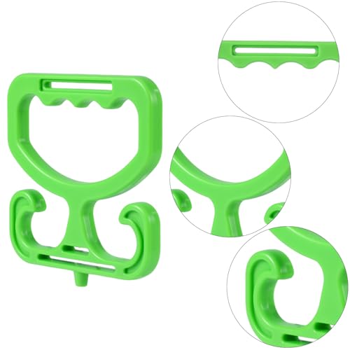 Gosknor 2stk Einkaufstütenträger, Robuster Tragegriffhalter für Einkaufstüten Jeder Hält Bis zu 45,35kg Bequemer Griff zum Tragen von Einkaufstüten Eimern